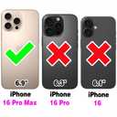 Asuwish Phone Case for iPhone 16 Pro Max 6.9 inch Wallet Magnetic Detachable Cell Cover with Wireless Charging and RFID Blocking Credit Card Holder i Phone16 16Pro i16 ProMax 16ProMax Women Men Black