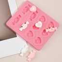 1 Pcs Love Candy Fondant Mold, Candy Shape Chocolate Silicone Molds, for Valentine's Day Birthday Cupcake Topping Biscuits Chewing Gum Clay Resin Crafts Reusable Kitchen Baking Supplies
