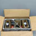 Rinweey Touch Control Table Lamps Set of 2, Modern Silver Bedside Lamps with USB A+C Ports & AC Outlet, 3 Way Dimmable Contemporary Nightstand Lamps for Bedroom Living Room(LED Bulb Included)