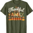 Thanksgiving Im Thankful for My Family T-Shirt, Size S