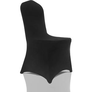 bricia 50 PCS Black Stretch Spandex Chair Slipcovers, Dining Room Chair Covers Stretch Chair Slipcovers Protector for Wedding, Banquet, and Party