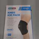 NEWGO Gel Knee Ice Pack Wrap for Pain Relief, Hot Cold Therapy Knee Cold Pack Breathable & Flexible Gel Wrap with Adjustable Strap for Arthritis, Injuries & Post-Surgery Recovery