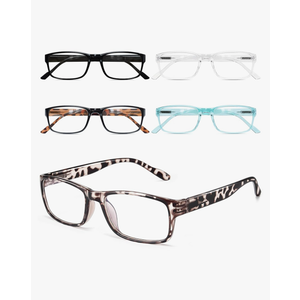 Gaoye Professional Reading Glasses for All Day - Computer Readers with Blue Light Protection - Value Pack +1.75