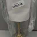 Touch Control Cordlss Table Lamp, USB-C Rechargeable Lamp with Stepless Dimming, 4000mAh Battery Operated Vintage Bedside Lamp for Bedroom, Living Room, Night Light & Emergency Lighting, Brass, 1 Pack