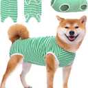 Dog Surgery Suit Female Spay Recovery Suit for Dogs, Dog Onesie Body Suits for Surgery Male Neuter, Breathable Surgical Recovery Suit to Stop Licking Cone Alternative for Dogs Puppy (XL)
