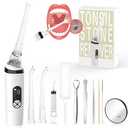 Voraiya Tonsil Stone Remover, Electronic Vacuum Tonsil Stone Removal Kit, 8 Suction Mode, Built-in LED Light, Fight Bad Breath, Tonsil Cleaner, Tongue Scraper, Oral Irrigator