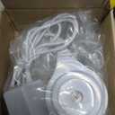 Aquarium Air Pump Mini Fish air Pump Super Quiet Fish Bowl air Pump for Up to 10 Gallon Fish Tank 1.5 Watts 310ml/min (White-Complete Kit)