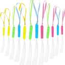 12pcs Fiber Optic Wands LED Flashing Sticks Light Up Toys Glow Sticks for Concert Christmas Birthday Wedding Party Decoration Supplies