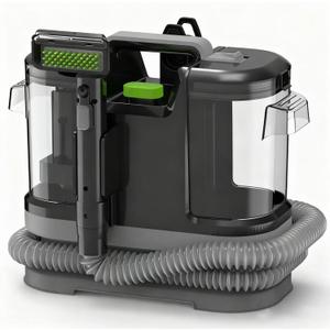 Portable Carpet & Upholstery Cleaner, Car/Auto Detailer, Deep Cleaning for Rugs, Couch, Car Interiors Stains, Pet & Family Friendly