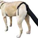 Dog Tail Protector, Dog Tail Guard Dog Tail Cover for Wounds Black Dog Harness with Tail Guard Dog Tail Protector Sleeve (Size L)