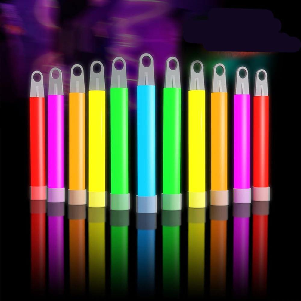 Glow Fever Glow Sticks Bulk 100ct Premium Glow in The Dark Light Up with Lanyards, for Party Supplies, Party Favors, Birthday, Halloween, Super Bright, Lasts Up to 12 hrs (Multi)
