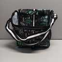 VLM Lunch Box for Women, Insulated Lunch Bag Women with Adjustable Shoulder Strap, Cute Lunch Tote Bag for Work,Picnic,Camping (Medium, Green Floral)