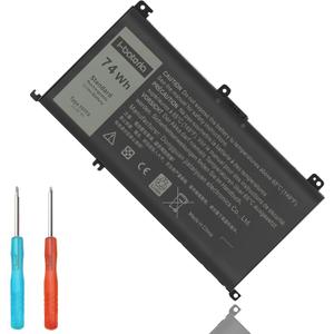 74Wh 357F9 71JF4 Laptop Battery Compatible for Dell Inspiron 15 7000 7559 7557 7567 7566 7759 15 5576 5577 INS15PD Series 15 7559 0GFJ6 P57F 071JF4 0357F9