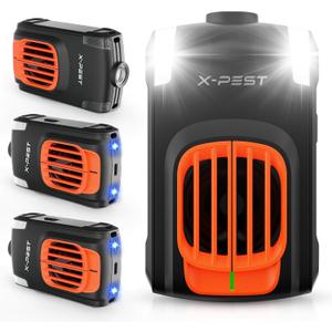 Rodents Repellent for Car Engines, Vehicle Fresh Cab Rodent Repellent Ultrasonic Under Hood Animal Repeller, Pest Control with Ultrasonic Wave and LED Flashlight, Rats Mice Squirrels