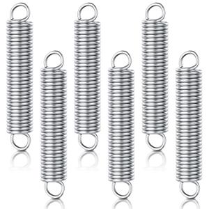 Gisafai 11 Pcs Extension Spring Steel Dual Hook Construction Tension Springs with Hook Ends for Machinery Repair Industrial Garage Door DIY (2.8 Inch X 0.39 Inch,0.05 Inch)