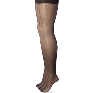 No nonsense Great Shapes All Over Shaping Tights, Slimming Control for Flawless Definition and Confidence, D, Midnight Black - 3 Pair Pack