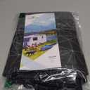 Explore Land Pattern Dog Crate Cover for 24 Inches Wire Cage, Heavy-Duty Polyester 1 2 3 Doors Standard Metal Pet Kennel Enclosure (Brief Polygonal)