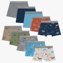 Hanes boys Hanes Boys&#39; and Toddler Underwear, Comfort Flex Wb Boxer Briefs, 10-pack 4T