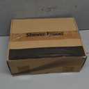 ELLO&ALLO Shower System with Tub Spout, Bathroom Rain Mixer Shower Combo Set, Single Handle Shower Faucet with Valve Matte Black