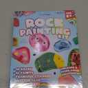 Dan&Darci Rock Painting Kit for Kids - Arts and Crafts for Girls & Boys Ages 6-12 - Craft Kits Art Set - Supplies for Rocks Paint - Best Tween Gift Ideas for Kid Activities Age 6 7 8 9 10 11 (Multi-color)