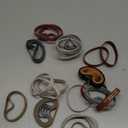 Ecation Bible Verses Bracelets Bulk Scripture Silicone Wristbands Inspirational Motivational Quote Rubber Wristbands Christian Bracelets for Easter Carnival Party Favors (Black Brown)