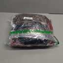 4 Pcs Halloween Costume Set Include Afro Fluffy Wigs and Knit Vests for Men Women Party Dress Up