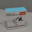 Air Conduction Open Ear Headphones,3.5MM Wired Headphones and Built-in Microphone Suitable for Outdoor Activities