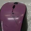 TECKNET Bluetooth Mouse, 4800 DPI Wireless Mouse, 2-Year Battery 6 Adjustable DPI, 6 Buttons Compatible with Laptop/Windows/Computer - Purple