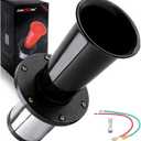 OOGA Air Horn 12V 110dB Aooga Ahooga Horn Complete Kit - Antique Classic Vintage Old Car Sound for Hot Rod, Model T, Golf Cart with Wire (1920s Air Horn)black
