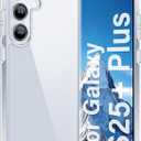 Vakoo Case for Samsung Galaxy S25+ Plus | Clear Anti-Yellowing, Hard Back, Military-Grade Drop Protection, Supports Wireless Charging - Transparent