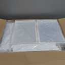 Pinkpum XXL Larger Shoe Storage Boxes Fit Size 14, Clear Plastic Stackable Shoe Organizer 12 Pack Sneaker Storage for Sneakerheads Shoe Containers (White)