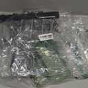 Space Saving 6 Tier Pant Hangers, Anti-Slip, Stainless Steel, 2 Pack, Black