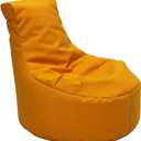 Factory Direct Partners Element Paddle Out Bean Bag Chair for Kids, Comfy Indoor Outdoor Bean-Filled Flexible Seating for Reading, Playroom, Classroom, Patio or Garage - Marigold, 14031-117