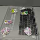 KEROM Crocodile Case for MacBook Pro 14 Inch 2025-2021 M5 M4 M3 M2 M1 Chip A3434 A3112 A3185 A3401 A2918 A2992 A2779 A2442, Aligator Skin Snakeskin PU Leather Hardshell & Keyboard Cover, White