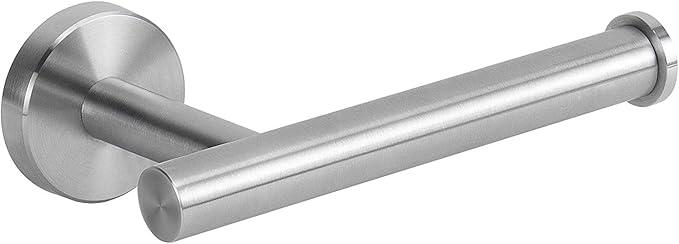 NearMoon Bathroom Toilet Paper Holder, Premium SUS304 Stainless Steel Rustproof Wall Mounted Toilet Roll Holder for Bathroom, Kitchen (1 Pack, Brushed Nickel)