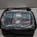 TRAVELISIMO Extra-Large Electric Lunch Box For Adults Holds up to 8 Cups - 100W Heated Lunch Box For Men 1.8L, Portable Food Warmer for Travel & Work, Loncheras Electricas Para Calentar Almuerzo (Dark Blue)