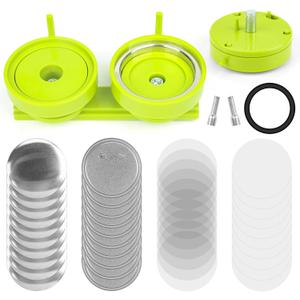 75 mm 3" Large Button Press Machine Interchangeable Die Mold for Slide Rail Button-Maker Machine Supplies for Pin Press Machine