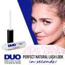 3 x DUO Quick-Set Strip Lash Adhesive – Clear, Waterproof, Long-Lasting Lash Glue, Fast-Drying for False Lashes, 0.18 oz, 1-Pack