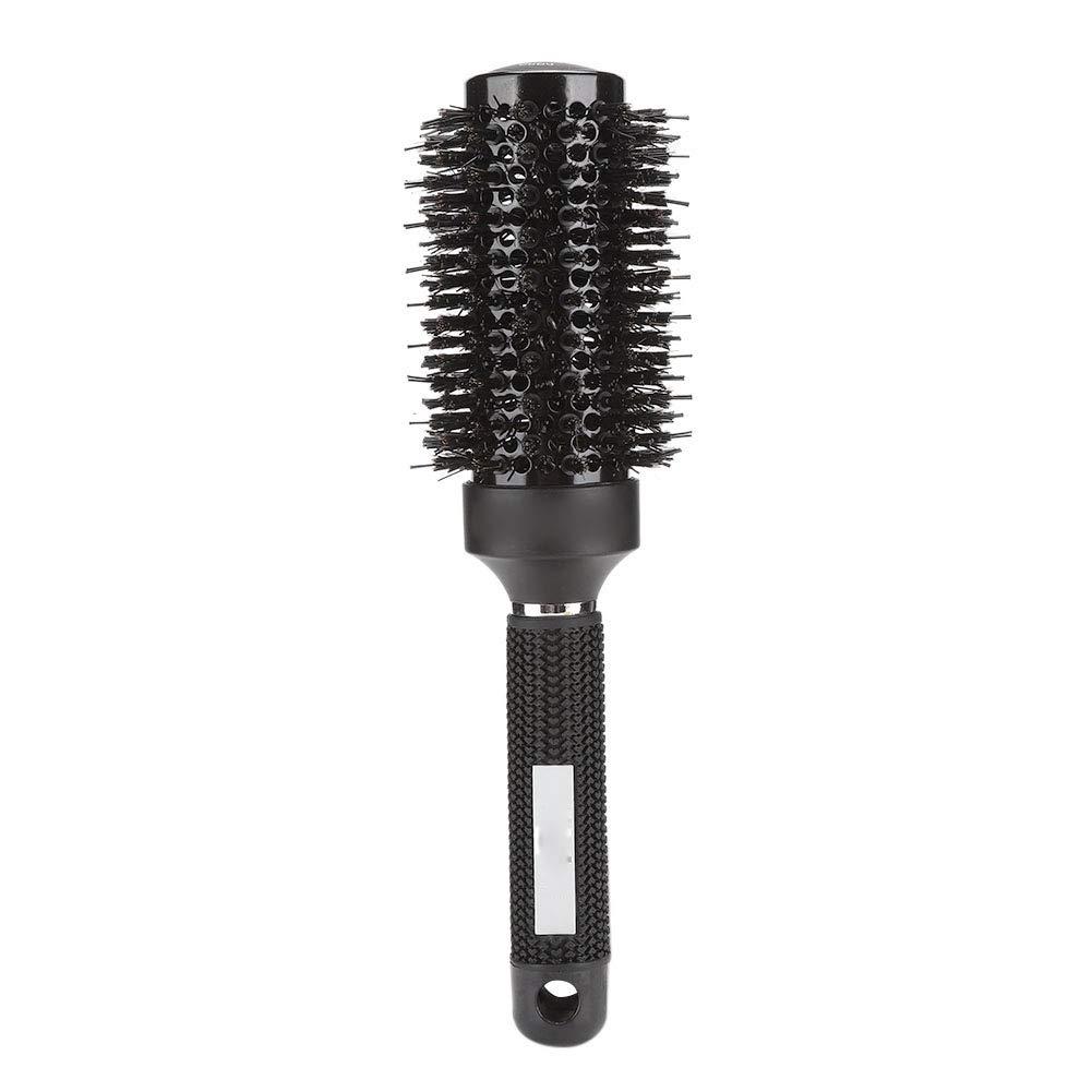Portable Nylon Rolling Comb Hair Styling Tool Non Slip Handle Flexible Operation for Home Beauty Salon Quick Hairstyling Accessory 25 32 45 53 (45#)
