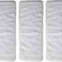 3 Microfiber Inserts for Junior Diapers 4 Layer 6.6inchesX16.1inches (3 Microfiber Inserts)