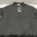 Men's Polo Sweater Fashion Collar Casual Sweater (Black, XL)