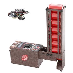 Electric Can Crusher With Hopper,Aluminum Soda Can Crushers Smasher for Recycling,Electic Can Crusher Smasher for Recycling 8oz-16oz Cans Countertop, Bronze
