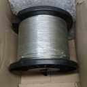 Stainless Steel Cable 1/8 Inch, 1 x 19 Strands Construction, 500FT T316L Stainless Steel Wire Rope Aircraft Cable for Deck Cable Railing, Fence, DIY Balustrades