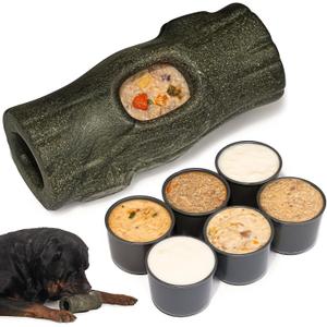 MENGJINGO Interactive Dog Toys for Aggressive Chewers, LongLasting Frozen Dogs Treat Holder to Keep Them Busy, Indestructible Dog Enrichment Toys  Reduce Anxiety, Safe for Large and XL Breed