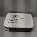 Foldable Cat Litter Box, Fully Enclosed Litter Box with Lid, Covered Kitty Kitten Litter Boxes Enclosure with Scoop, Odor Control, Easy to Clean, 3 Modes for Cat up to 12 lbs(White&Grey)