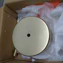 Drink Table Pedestal, Round Side Table, Drink Tables for Small Spaces, Pedestal End Table, Small Pedestal Table (Gold)