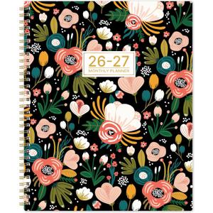 2 x 2026-2027 Monthly Planner - Monthly Planner from January 2026 to December 2027, 2026-2027 Planners 8.5" x 11", 2 Year Planners with Tabs, Back Pocket