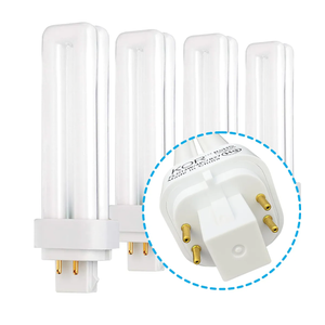 KOR 13W CFL Light Bulb, Double Tube, G24Q-1 4-Pin Base, 4100K Cool White – Pack of 4 (Replaces Philips, GE Models)