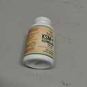 Double Wood Supplements Ashwagandha KSM 66 Organic and Clinically Studied Extract (600mg Per Serving, 120 Capsules, 60 Servings) Adaptogen Cortisol Manager for Women and Men (EXP: 08/2028)
