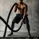 Roadbox Mens Compression Pants Running Tights, Performance Sports Workout Leggings, Athletic Base Layer for Gym Basketball (Black, S)